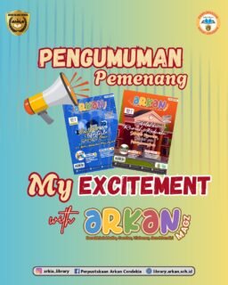 Selamat untuk para pemenang challenge "My Excitement with Arkan Magz"
Kami mengucapkan terimakasih banyak kepada para peserta yang telah berpartisipasi meramaikan tantangan ini.
Sampai jumpa di tantangan berikutnya.@arkan_islamicschool
@sdit_arkancendekia
@tkit_arkancendekia
@smpit_arkancendekia