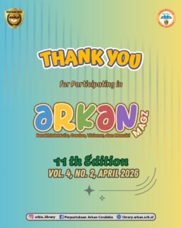 Terimakasih para penulis majalah Arkan Magz Edisi 11. Semoga selalu menginspirasi dan memotivasi 🔥#arkanmagazine
#majalahsekolah
#literasisekolah
#ayomenulis
#ayomembaca@arkan_islamicschool
@sdit_arkancendekia
@smpit_arkancendekia
@tkit_arkancendekia
