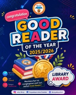 Congratulation!
Selamat kepada para guru dan siswa yang terpilih sebagai GOOD READER of The Year TA 2025/2026.Semoga pencapaian ini menjadi penyemangat untuk terus berliterasi dan memberi inspirasi kita semua.@sdit_arkancendekia
@smpit_arkancendekia
@arkan_islamicschool