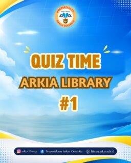 Halo sobat Arkia! 
Siapa yang sudah lama menanti teka-teki? Kali ini mulai lagi yang baru ya. Untuk tahun ajaran 2026/2027 kita beri nama QUIZ Time

Ini caranya:
1. Tuliskan nama+kelas dan jawabanmu di kolom komentar
2. Tag 3 temanmu untuk ikut menjawab Quiz ini
3. Pastikan kamu sudah follow akun instagram @arkia_library yaa!

Akan dipilih 3 peserta yang beruntung untuk mendapatkan "bintang" perpustakaan. Quis ini hanya bisa diikuti oleh civitas. Ditunggu sampai tanggal 31 Oktober ya.

@arkan_islamicschool

#arkialibrary
#tekatekiarkialibrary
#quiztime 
#perpustakaansekolah

@tkit_arkancendekia
@sdit_arkancendekia
@smpit_arkancendekia
